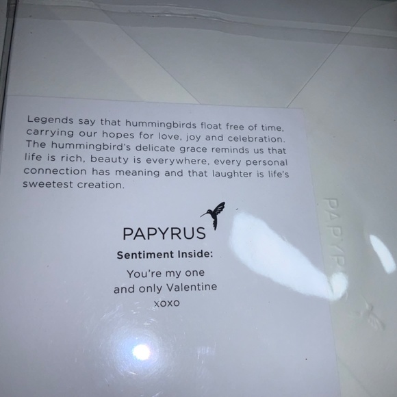 Papyrus Valentine’s Day Card Husband ribbon trim new - Picture 2 of 2